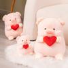 Girl Heart Cute Love Pig Doll Plush Toy Heart Pig Doll Children Accompany Soothing Doll