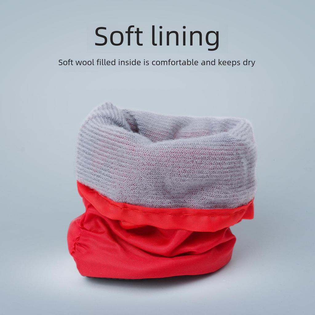 Светоотражающие нескользящие ботинки для собак маленьких и средних пород – водонепроницаемые ботинки Oxford Pet с мягкой подошвой для защиты ног