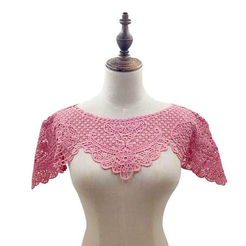 Hollow Dress Applique DIY Sewing Motif Lace Collar Sewing Craft Blouse High Quality Lace Fabric 1PC 3D Hot Sale Trims Popular Neckline Decor