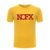 Music Punk Rock NOFX T Shirts Unisex Hip Hop Short Sleeve O Neck Cotton Unisex T-Shirt Cool Funny Streetwear Top Tee Big Size Summer