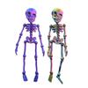 2/5Pcs 3D Printed Skeleton Refrigerator Magnet Poseable Skeleton Figurine with Movable Joints Articulated Skeleton Fridge Magnetic Decoration