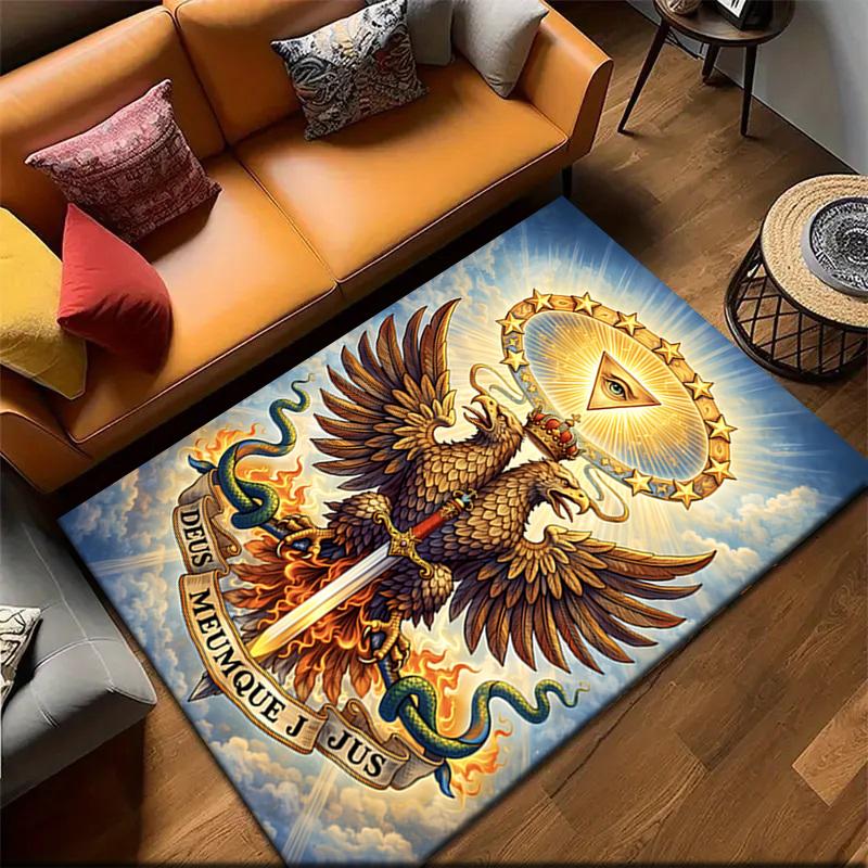 2026 Новый стиль Современный ковер для масонов для гостиной, спальни, дома, украшение дивана, нескользящий коврик для игр детей