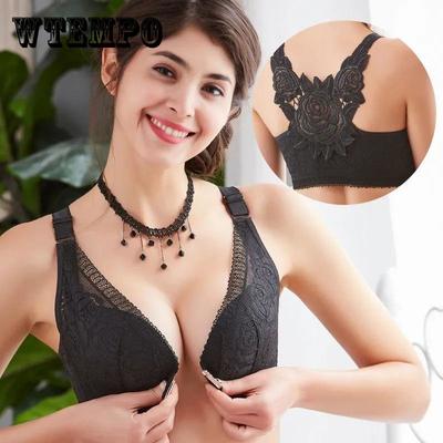 Красивая задняя пряжка спереди, нижнее белье, бюстгальтер, тонкий срез, без стального кольца, большой размер, женское нижнее белье, бюстгальтер