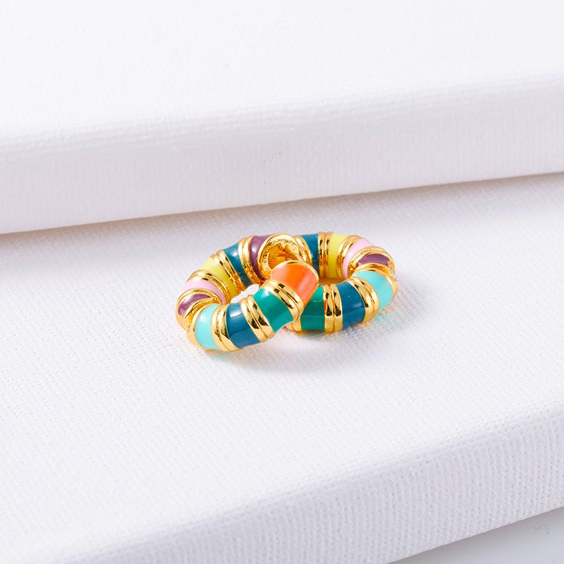 Минималистичные французские эмалевые серьги 2025: Высококлассные европейские и американские модные каффы и серьги-кольца