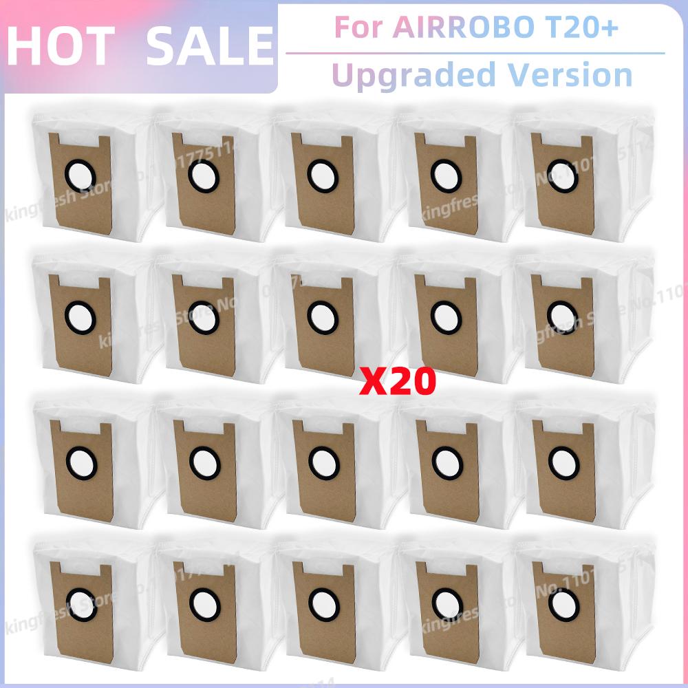 Fit For AIRROBO T20+ / T25+ / T30+ / L40+ / L50+ / L60+ / FIXR T20 Parts Main Roller Side Brush Filter Mop Cloth Pad Dust Bag