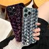 Винтажный плетеный решетчатый чехол для телефона Iphone 14pro Max 13 12 Pro Max 14 Plus 11, противоударный силиконовый чехол-бампер