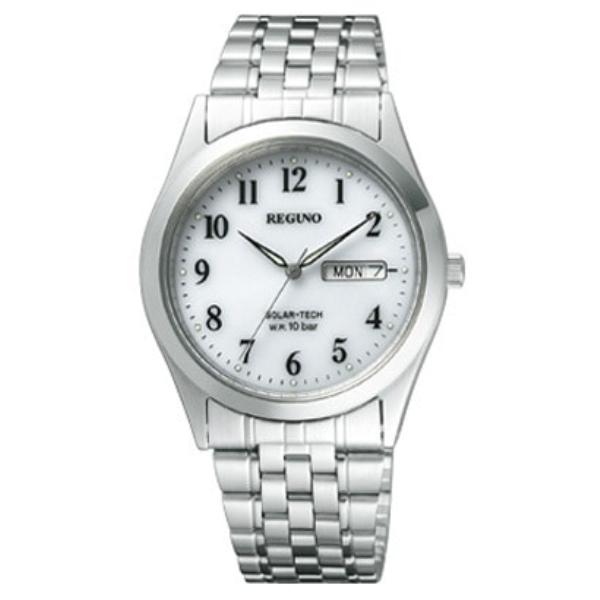 Citizen Мужской RS25-0051B ( Смотреть REGUNO Мужские) Круглые часы из серебристой нержавеющей стали, аналоговые