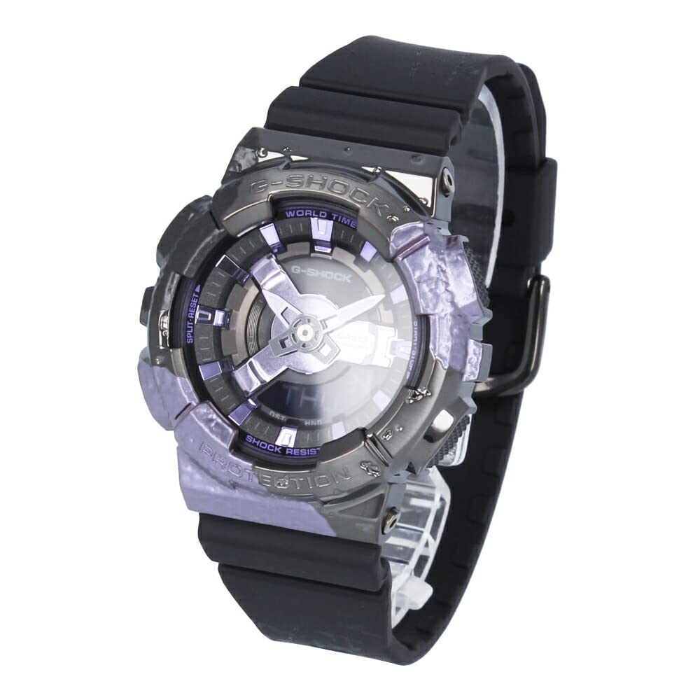 G-SHOCK Casio 40th Anniversary Stone Watch Adventurer’s Women's Purple/Gray, GM-S114GEM-1A2