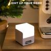 Tri Color Clock Light LED Sleep Light Multi-function Time Cube Night Light  Gift