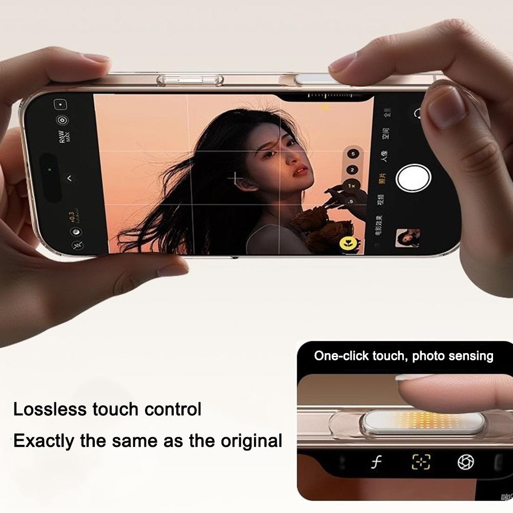 Для iPhone 17 Pro Max Металлическая кнопка управления камерой Чувствительное умное управление Кнопка захвата Аксессуары для телефона