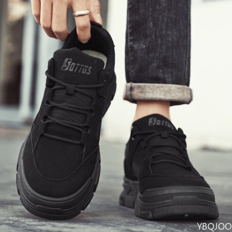 Мужские Весенние Новые Дышащие Противоскользящие Износостойкие Туфли Спортивные Простые Удобные Дышащие Модные Трендовые Кеды