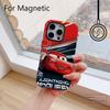 Чехол для телефона Cars Молния МакКуин 95 для iPhone 17 16 15 14 13 12 11 Pro Max Plus Air Роскошный Магнитный Двухслойный Задний Чехол