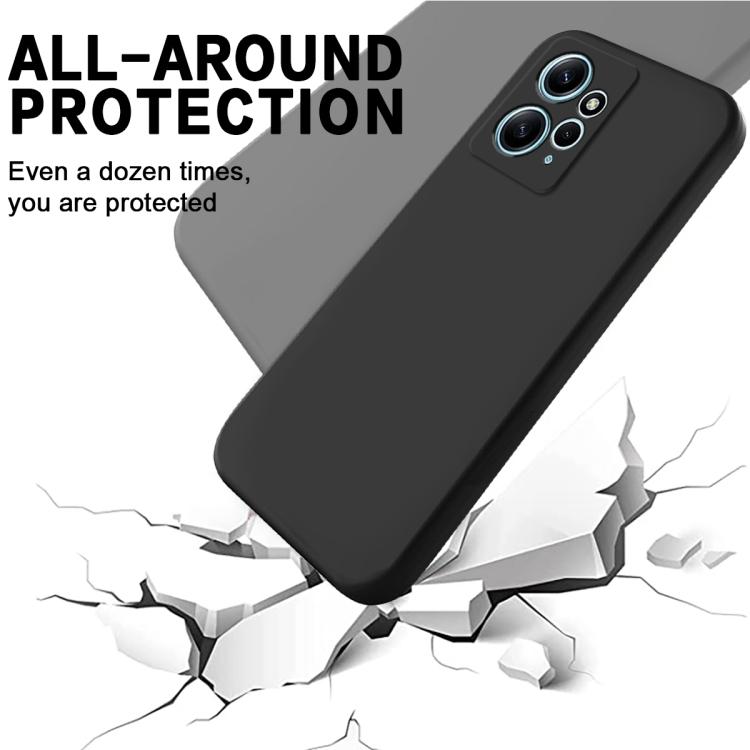 Для Xiaomi Redmi Note 12 4G Global Однотонный Жидкий Силиконовый Противоударный Чехол для Телефона