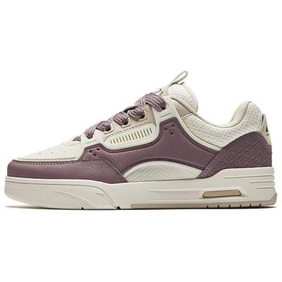 Удобные дышащие нескользящие износостойкие низкие кроссовки для скейтбординга женские кроссовки белые фиолетовые 122448040R-5