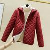 Women Jacket Black New Winter Female Korean Fleece Cotton Outcoat Padded Jacket Women Coat Thicken Hooded Parka Ladies