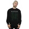 The Matrix Mens Green Code Sweatshirt