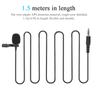 Mini Portable Microphone Condenser Clip On Lapel Mic for Mobile Phone Laptop Conference Interview