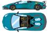 Makeup EIDOLON Lamborghini Aventador SV Roadster 2015 Artemis Green Large SV Finished Product 1/18 LP750-4 (Yellow Logo)