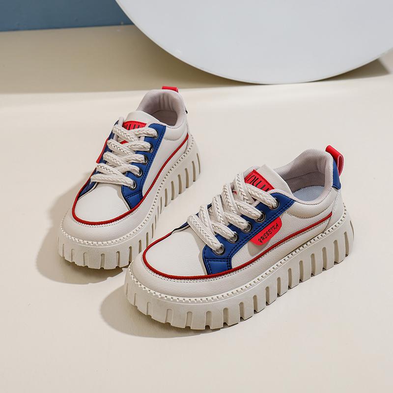 Fashion 2024 New Sports Shoes Women's Shoes Summer Fashion Student Casual Thick-soled Sports Women's Thick-soled Shoes