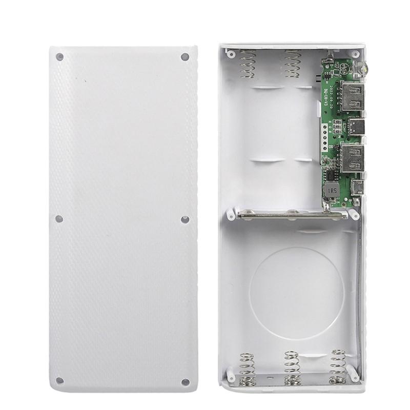 5 слотов для аккумуляторов 21700, съемный батарейный отсек, не требует сварки, различные решения для зарядки устройств