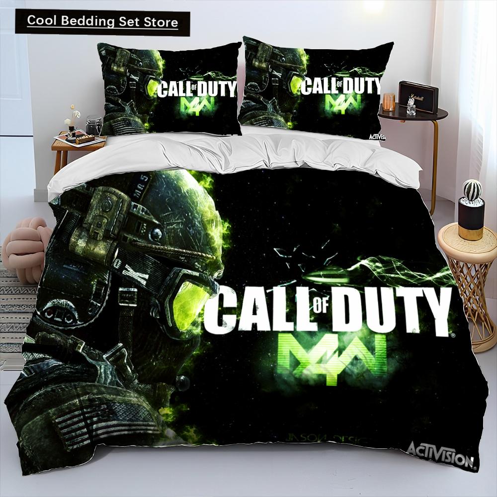 3DPrinting Game Call of Duty Одеяло Постельное белье, Пододеяльник Постельное белье Одеяло Чехол Наволочка, King Queen Size Постельное белье Детский