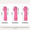 Pink Dishwashing Gloves Thickened Kitchen Gloves Durable Cleaning Gloves  Household Cleaning