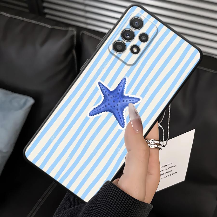 Чехол для Samsung Galaxy A03 A05 A01 A02 A06 Note 20 Ultra 9 10 A50 A70 A10 A20 A30 A40 A04 Мягкая задняя крышка телефона Морские животные