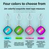 Retractable Measuring Tool Colorful Steel Tape Measure  For DIY Crafting and Sewing