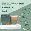 INJA Wellness Beauty Морская коллагеновая добавка с витамином С, коллаген с японской формулой, здоровые суставы и мышцы, со вкусом апельсина, 125 г
