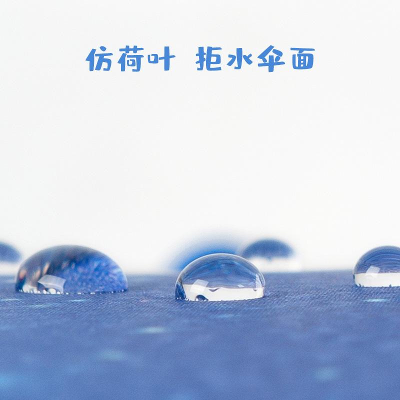 Child Safety Rounded-corner Umbrellas for Primary School Students Anti-poke Umbrellas Roller Vinyl Sunshade Long-handled Umbrellas