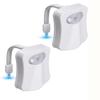 8-Color LED Toilet Sensor Light with 16-Color Human Body Induction Light