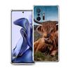 Прозрачный чехол для телефона для Xiaomi Mi 14 13 12 11 Ultra 13T 12T 11T Poco X3 NFC F3 F6 Pro Lite Мягкий ТПУ корпус Милая высокогорная корова
