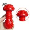Mental Stimulation Dog Toys Mushroom Treat Dispenser Toy, Rubber Chew Anxiety Relief for Puppies Interactive Teeth Cleaning Toy Aggressive Chewers,