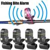 4pcs Electric Fishing Alarm Fishing Bell Accessories Indicator Banding Sensitivity Sound Alert Fish Bite Alarm For Fishing Rod