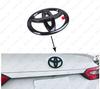 CKMY4 ABS car logo black covering cover badge kit is suitable for Toyota 2018-2024 Camry XLE SE LE car accesorios PT948-03191-02