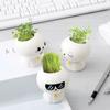 Новая мини-кукла, милый цветочный горшок, цветочный горшок, керамический суккулент, горшок, творческий DIY, детские игрушки, наука, образование, подарок, домашний декор