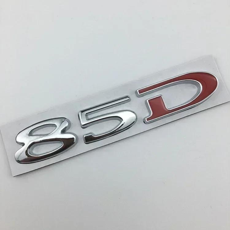 For Tesla MODEL 3 S X Y 75D 85D 90D 100D Rear Boot Trunk Tailgate Emblem Badge Sticker 3D Metal Car Styling Accessories