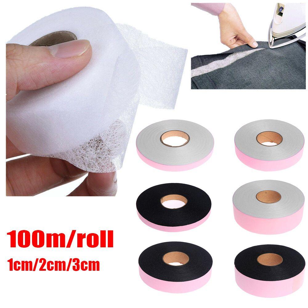 DIY Single-sided Adhesive Iron On Wonder Web Turn Up Hem Liner Fabric Roll
