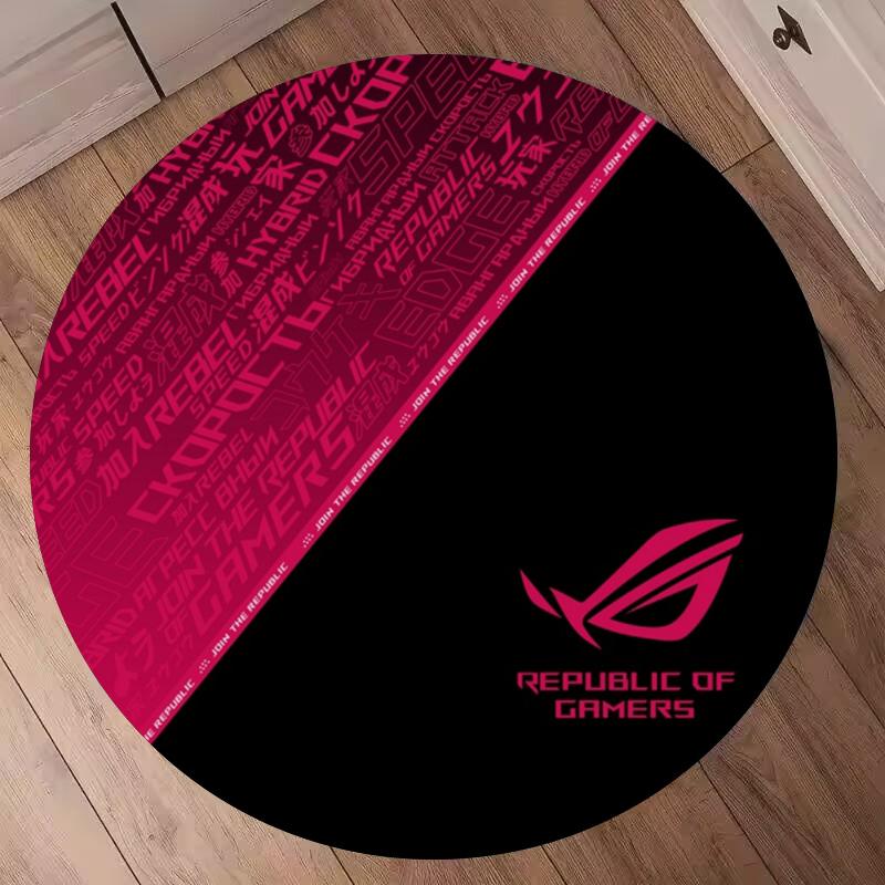 Прочный игровой коврик для пола в стиле ROG для офиса и использования с креслом Ковер дизайна Pashia Мягкий ковер Идеально подходит для энтузиастов игр