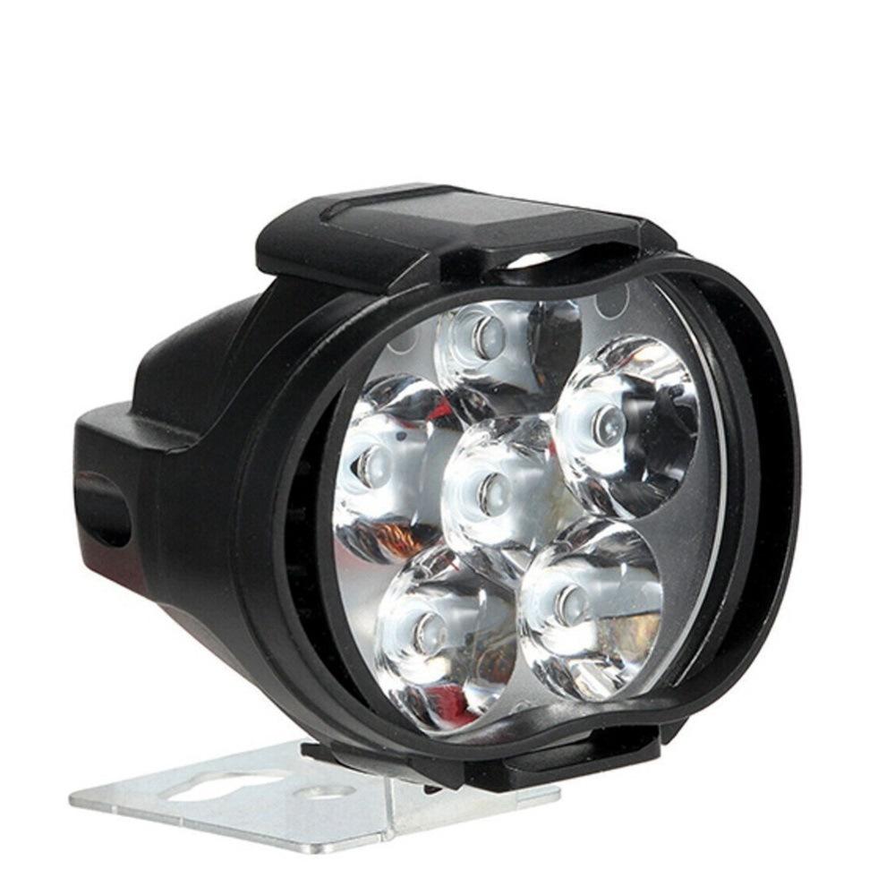 2Pc Motorcycle Headlight LED Bulb Waterproof Motorcycle Spotlight LED Front Super Bright External Auxiliary Headlight Spot Light