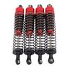 4Pcs RC Shock Absorber Set Damper with Screws 1 10 Remote Control Car Parts Aluminum Alloy 100mm Red