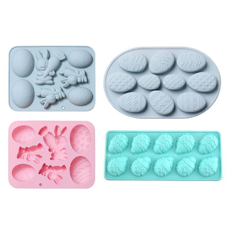 Easter Series Silicone Cake Moulds Mousse Moulds Pastry Decorating Tool Dessert Molds Chocolate Mould for Kitchen Baking