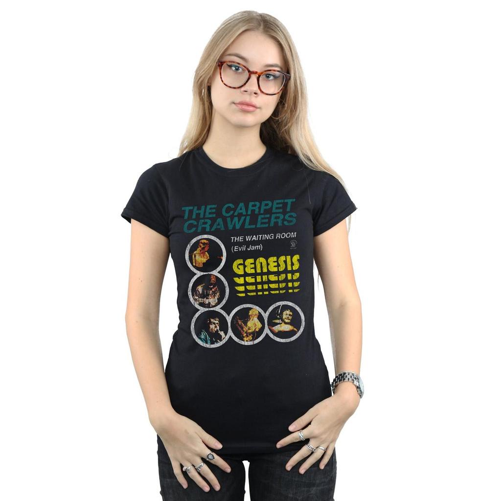 Genesis Womens/Ladies The Carpet Crawlers Cotton T-Shirt