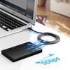 Cable USB-A 3.0 - USB-C 3A 1.5m - black