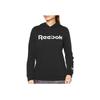Reebok Толстовка с капюшоном Lettered Slim Fit, женские толстовки, черные GV5519