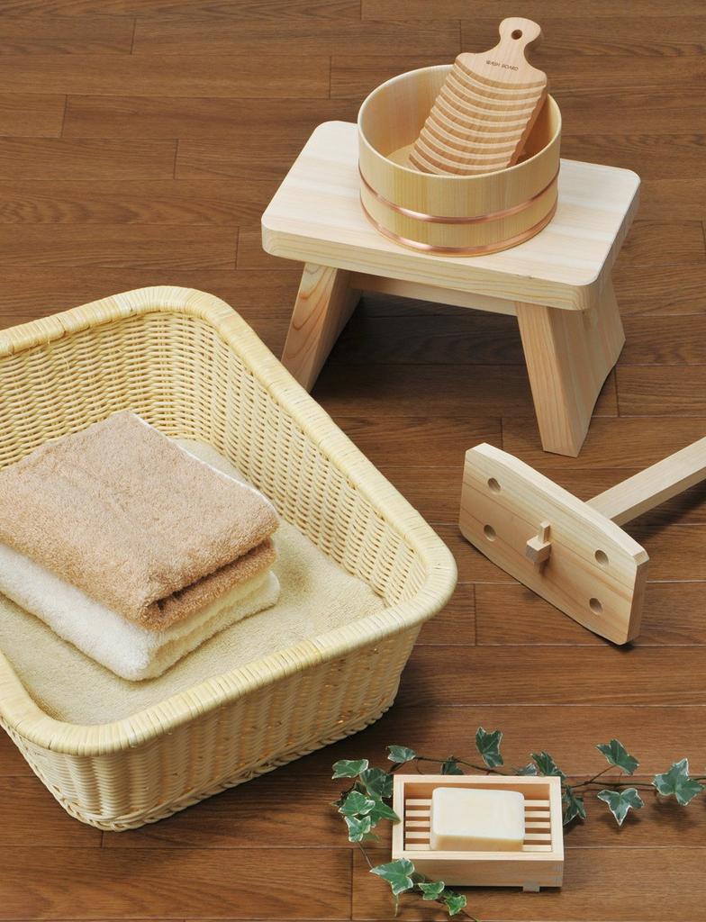 Yamako Bath Chair Natural Large High
