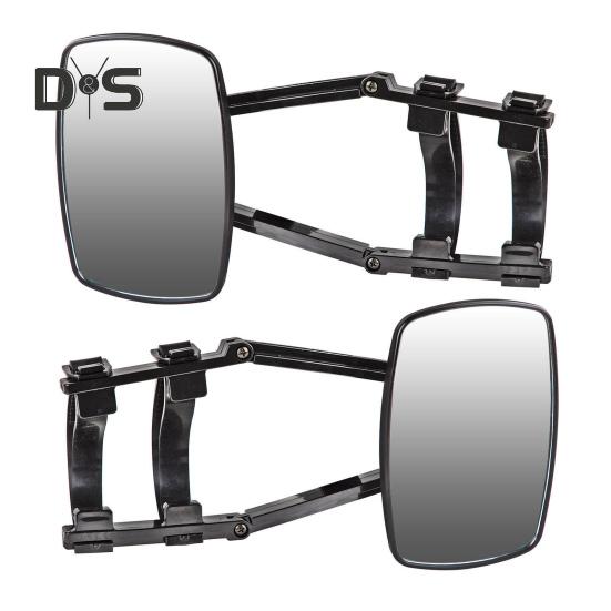 Автомобильное удлинительное зеркало Универсальные буксировочные зеркала с зажимом Легко установить Регулируемое удлинительное зеркало для внедорожника с прицепом