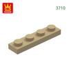 Нетоксичный 149 шт./лот 3710 1x4 Базовый Строительный Блок Moc Компоненты Детали Совместимые с Кирпичиками Diy Детская Сборка Игрушка Подарочная Коробка