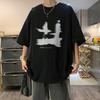 American Vintage Goth Fashion T Shirts For Men Short Sleeve Y2K T-Shirt Summer Oversize Streetwear Tee Tops