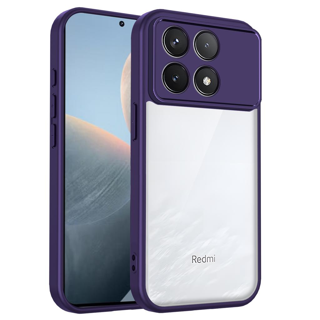 Чехол для Xiaomi Poco F8 Pro Чехол для телефона Poco F8 Ultra Чехол-бампер POCO F8 Pro Силиконовый бампер с воздушной подушкой Прозрачная матовая задняя крышка Жесткая